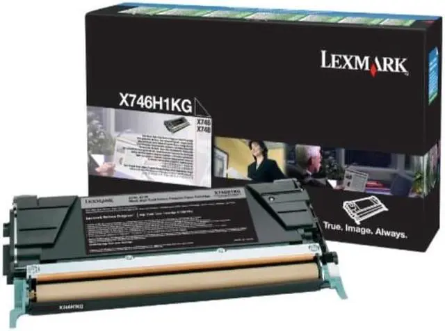 Main image of lexmark lexx746h1kg toner cartridge black laser, 12000 page 1 / pack toner
