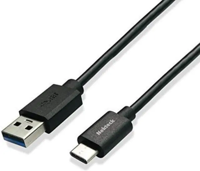 Alt view image 7 of 8 - USB Type C Cable, Nekteck USB 3.1 USB-C to USB A Male 56k ohm resistor 3.3ft Data Charging Cord Reversible Design for Macbook 12 Inch, LG G5/G6, Galaxy S8 S9/ S8 S9 Plus/ Pixel/ Pixel XL More, Black