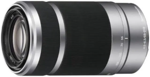 Main image of Sony E 55-210mm F4.5-6.3 OSS Lens for Sony E-Mount Cameras Silver