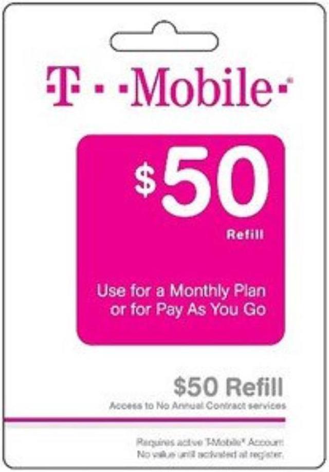 t mobile prepaid $50