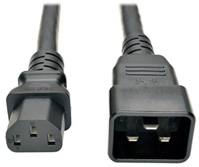 Main image of Tripp Lite Heavy-Duty Power Cord for PDU 15A, 12AWG (IEC-320- C13 to IEC-320-C20) 7-ft.(P032-007)