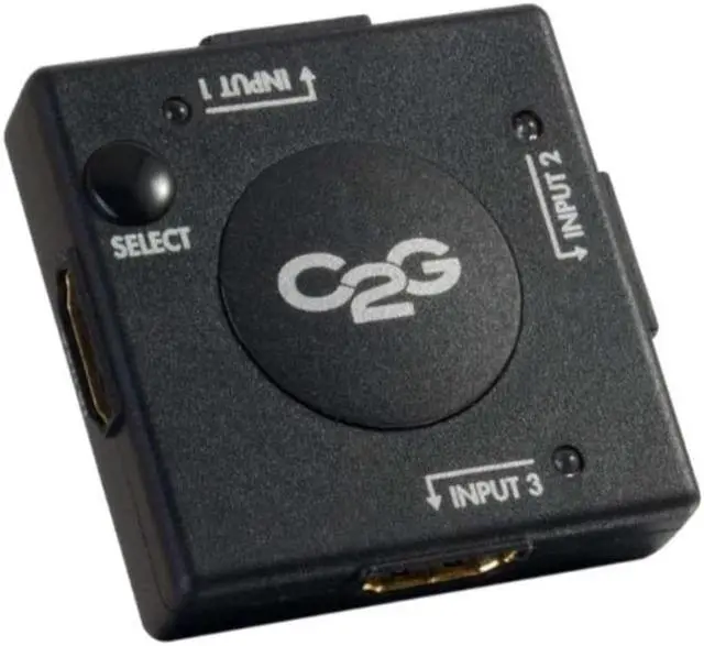 Alt view image 5 of 15 - C2g 3-Port Hdmi Switch - Auto Switch