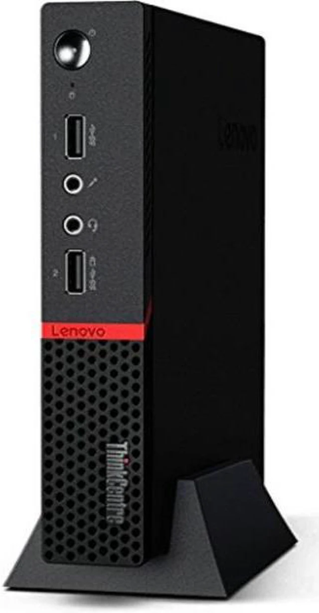 Alt view image 7 of 11 - Lenovo Desktop Computer ThinkCentre M715q (10M30002US) AMD PRO A10-9700E 4GB DDR4 500GB HDD AMD Radeon R7 Windows 10 Pro 64-Bit
