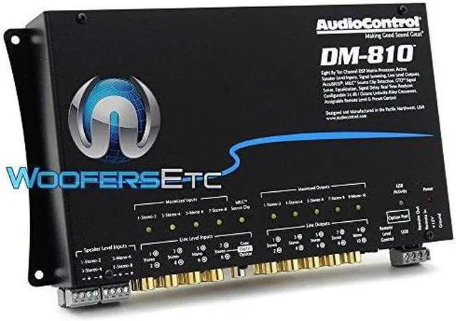 Main image of AudioControl DM-810 8 By 10 Channel Matrix Digital Signal Processor