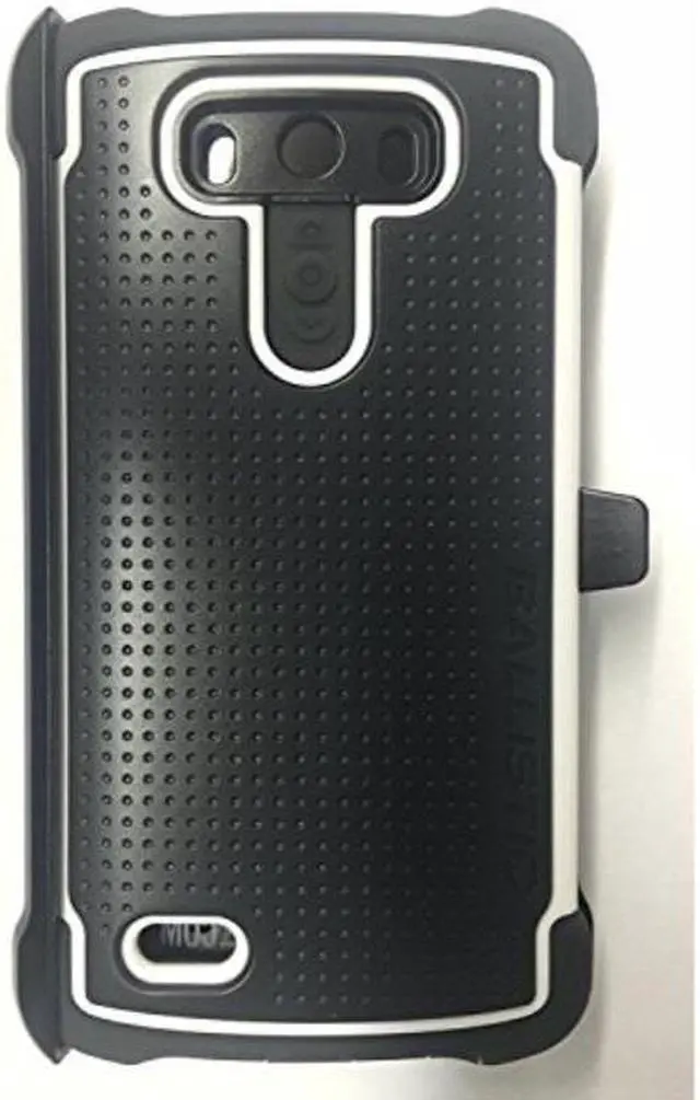Alt view image 11 of 13 - BALLISTIC Tough Jacket Maxx Case with Holster for LG G3 - Grey, White