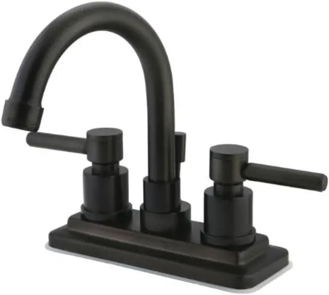 Alt view image 2 of 5 - Kingston Brass KS8665DL Concord Two Handle 4" Centerset Lavatory Faucet with Bra