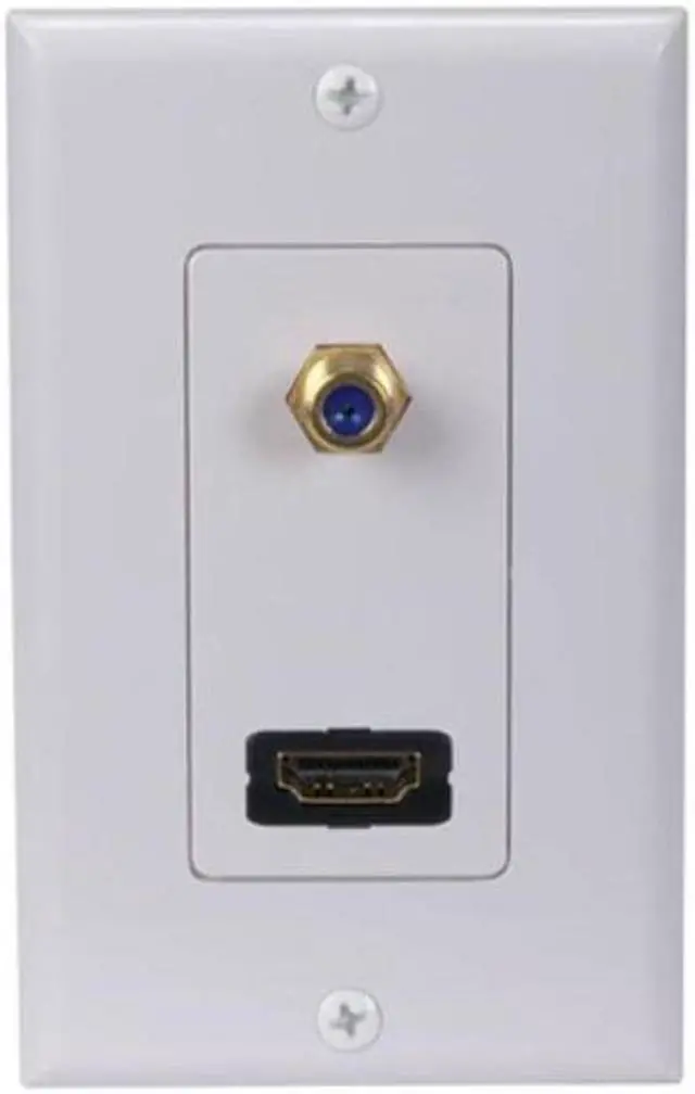 Main image of audiovox dh202r hdmi f connector wall plate
