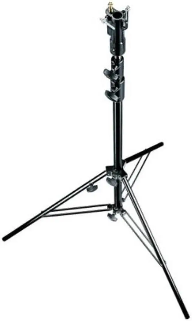 Main image of Manfrotto 007BU 3- Section Aluminum Senior Stand with Leveling Leg (Black)