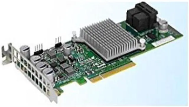 Alt view image 2 of 8 - Supermicro 12Gb/s Eight-Port SAS Internal RAID Adapter