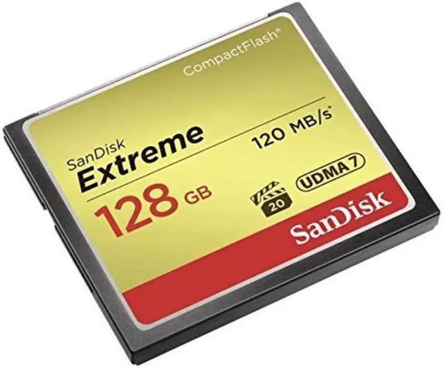 Alt view image 2 of 20 - SanDisk 128GB Compact Flash (CF) Flash Card Model SDCFXSB-128G-G46