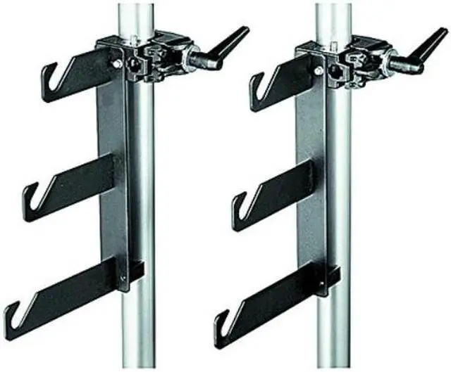 Main image of Manfrotto 044 B/P Clamps-2 Holder Hooks 045 Mounted on 2 Superclamps 035