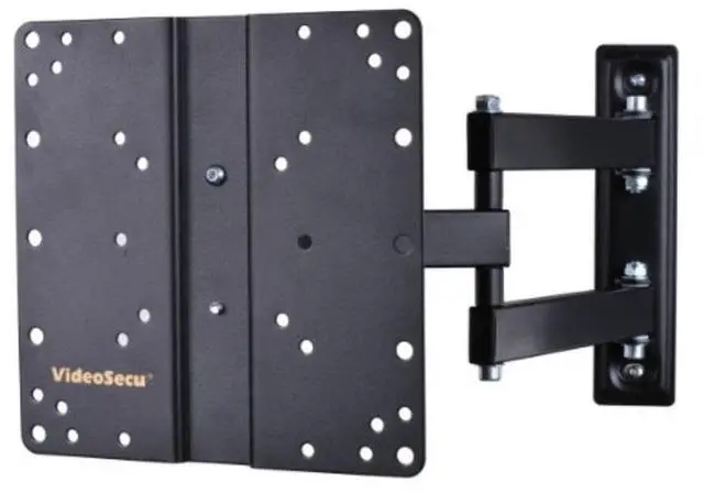 Alt view image 5 of 11 - VideoSecu Tilt Swivel Dual Arm TV Wall Mount for most 32 37 42 47 50 55 60" LCD LED HDTV UHD, Articulating TV Mount Bracket with loading 135lbs, Long Extension 16"/ Level Adjustment BK7