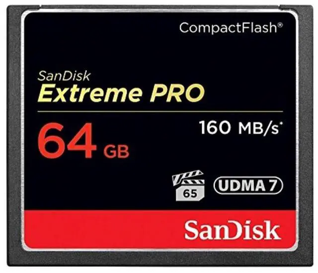 Alt view image 9 of 20 - Sandisk Extreme Pro Compactflash 64 Gb