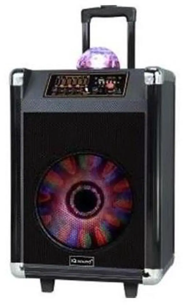 Alt view image 4 of 8 - Supersonic - IQ-3612DJBTBLK - Supersonic Speaker System - 30 W RMS - Wireless Speaker(s) - Portable - Battery