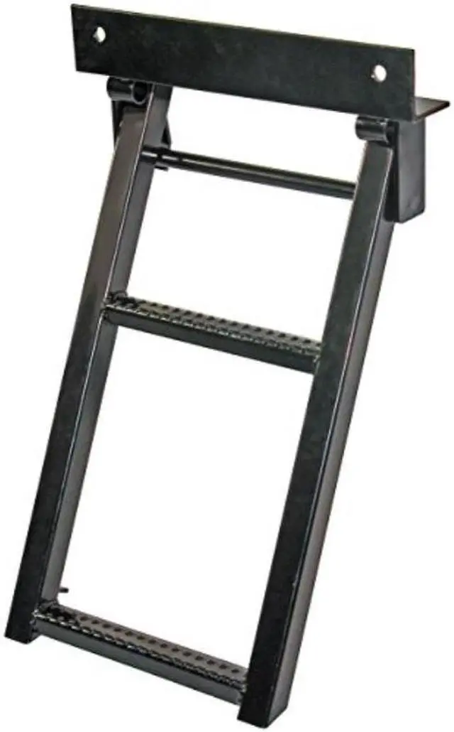 Alt view image 2 of 3 - BUYERS PRODUCTS RS2 14 1/4 in W Powder Coated Steel Retractable Truck Steps