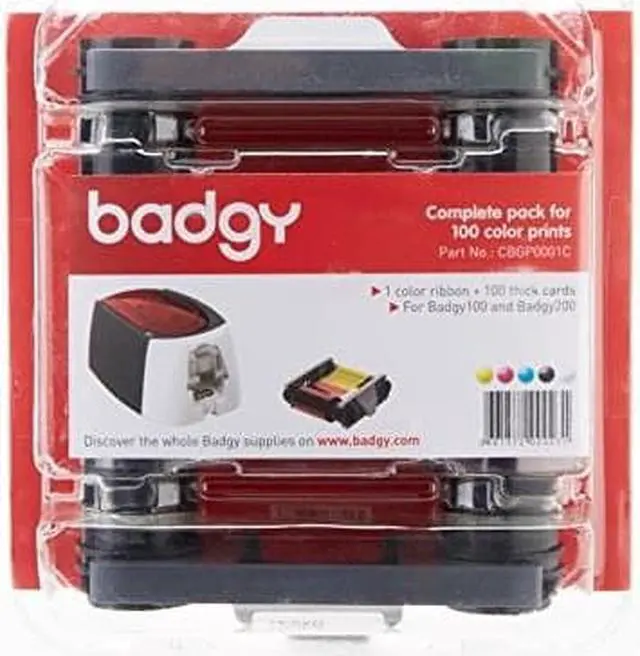 Alt view image 5 of 11 - Evolis Ribbon/Card Kit