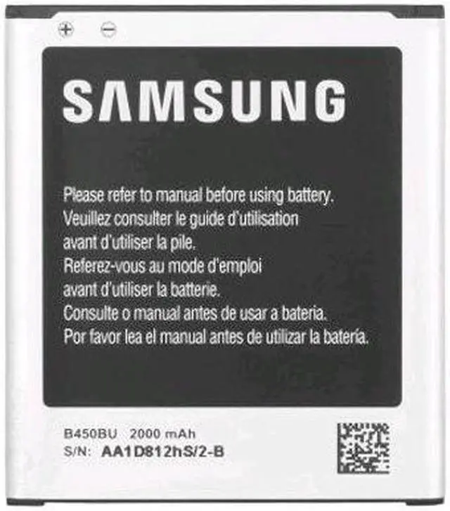 Alt view image 8 of 8 - OEM Samsung B450BU Standard Battery for Samsung Galay S3 Mini - Black