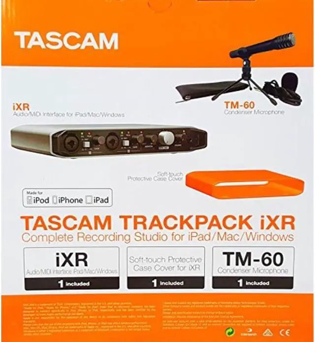 Alt view image 2 of 7 - Tascam iXR Trackpack USB Audio Interface Recording Bundle