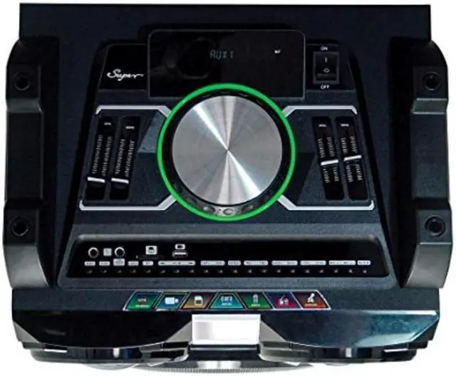 Alt view image 3 of 6 - Blackmore BJS-198BT Portable, Amplified, 4way audio entertainment system with dual 12" Subwoofers, Bluetooth Connectivity, Mp3 playback and LED illumination.