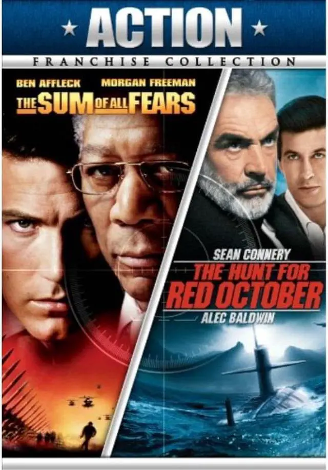 Alt view image 4 of 5 - The Hunt for Red October/ Sum of All Fears (2-pack) DVD New