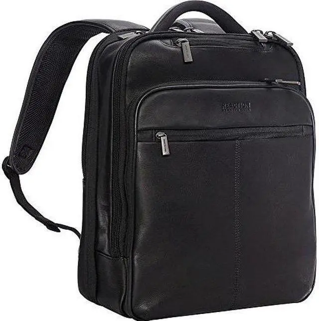 Main image of kenneth cole reaction the manhattan 16" colombian leather slim rfid laptop