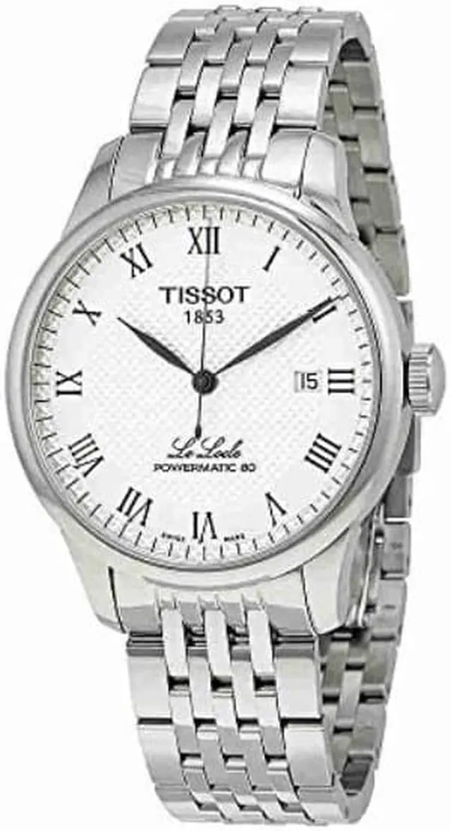 Alt view image 6 of 6 - Tissot Men's Le Locle 39mm Steel Bracelet Automatic Watch T006.407.11.033.00