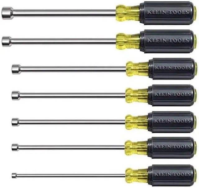 Alt view image 9 of 19 - Klein Tools 409-647 Cushion Grip Nut Driver- Screwdriver
