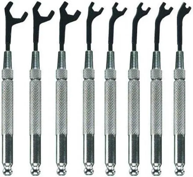 Alt view image 2 of 4 - MOODY TOOL 58-0151 Open End Wrench Set,30 Deg,5/64-5/16,8Pc