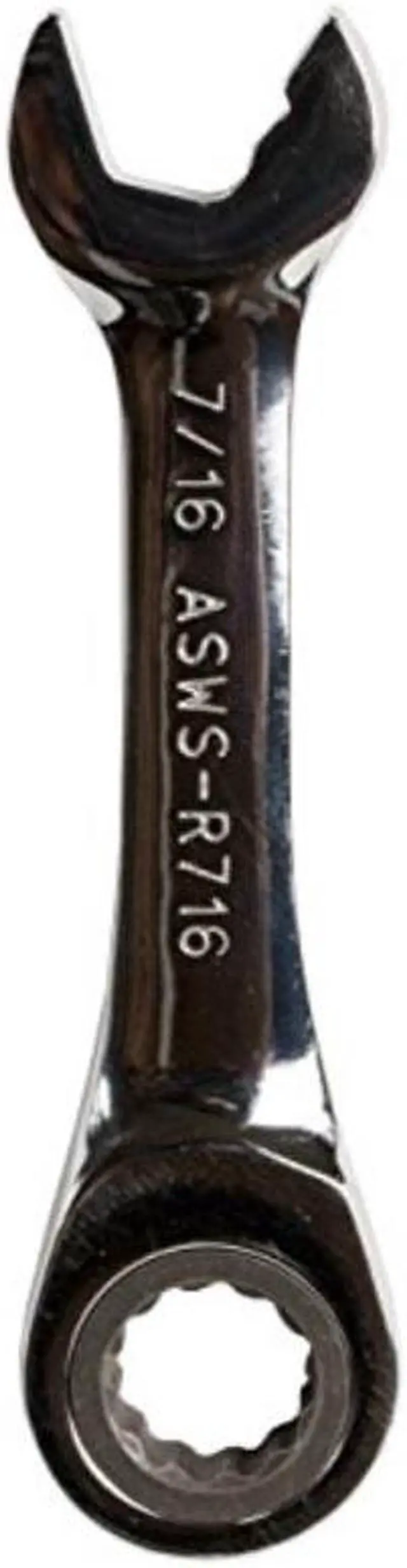 Alt view image 2 of 6 - Jonard Tools Combo Wrench,Steel,SAE,0 deg.  ASWS-R716