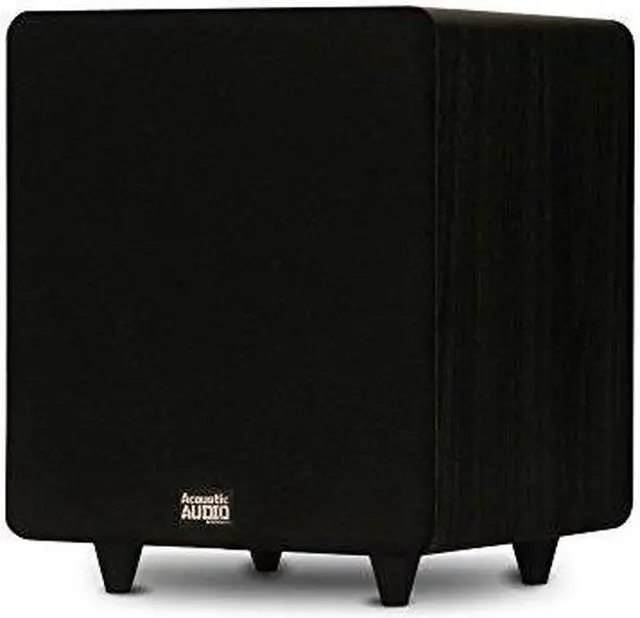 Alt view image 6 of 6 - Acoustic Audio PSW400-10 Home Theater Powered 10" LFE Subwoofer Black Front Firing Sub