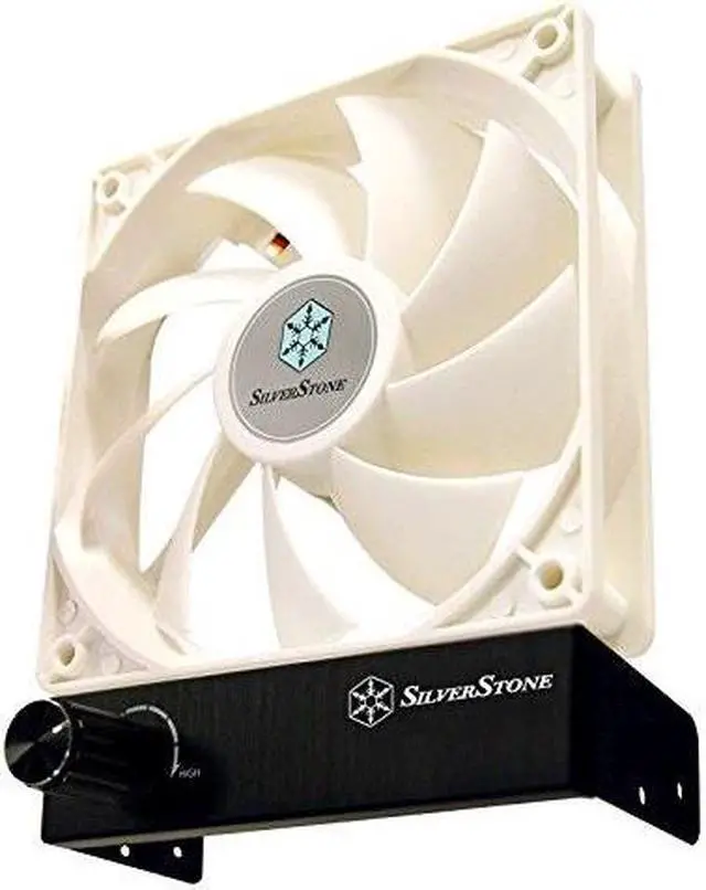 Main image of silverstone sstfm121b  fm series adjustable computer case cooling fan 120mm, high airflow, black