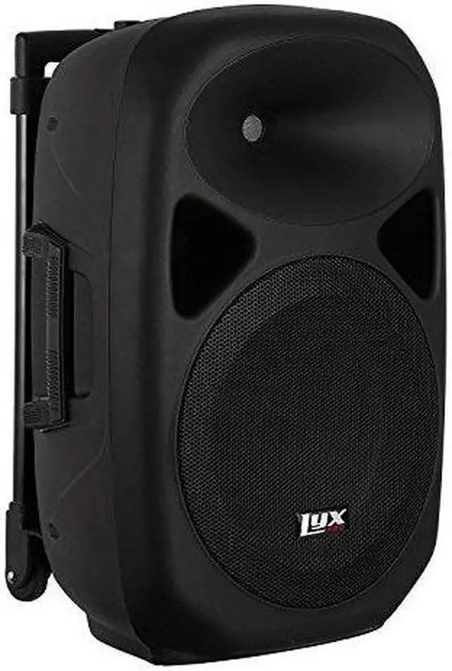 Alt view image 5 of 7 - LyxPro 12” Battery PA Speaker w/ 2 Wireless Microphones , Blootuth MP3 USB SD