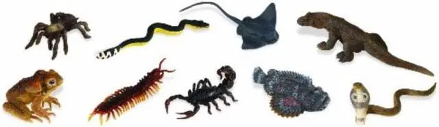 Alt view image 8 of 12 - Plastic Miniatures In Toobs-Venomous Creatures