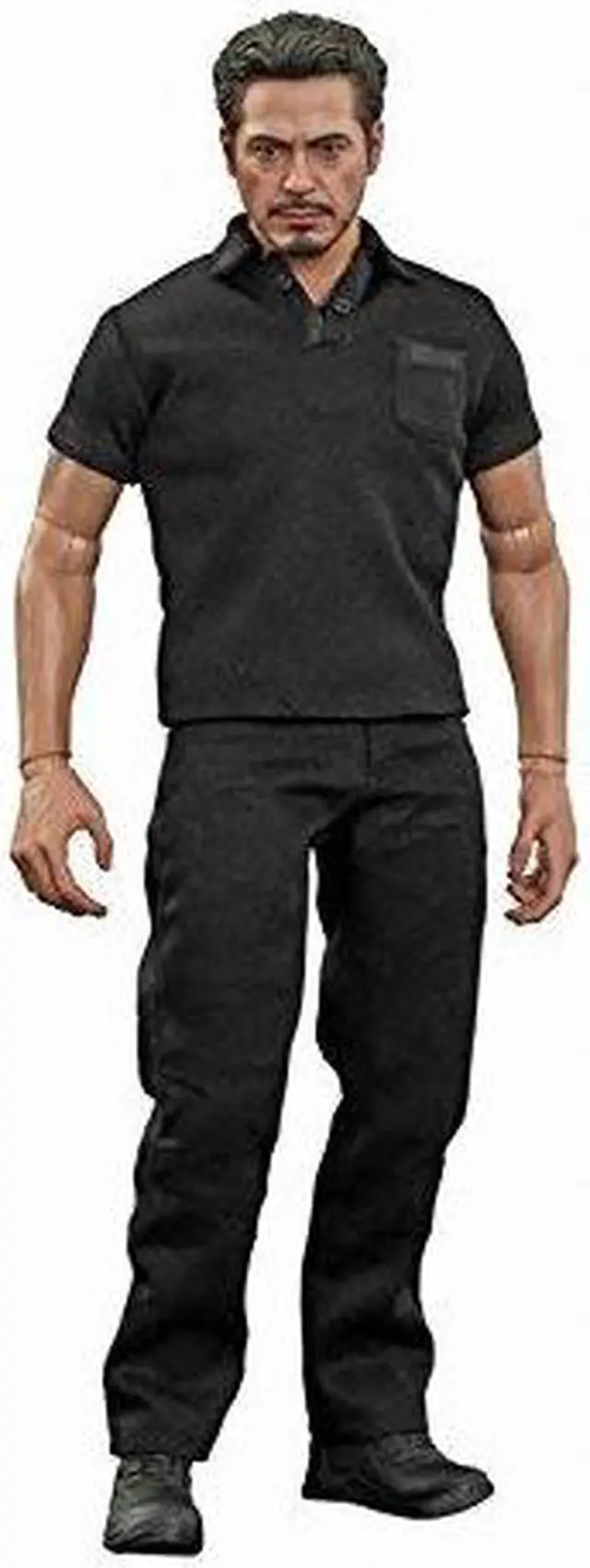 Main image of hot toys iron man 2 movie masterpiece tony stark with arc reactor creation accessories set collectible figure