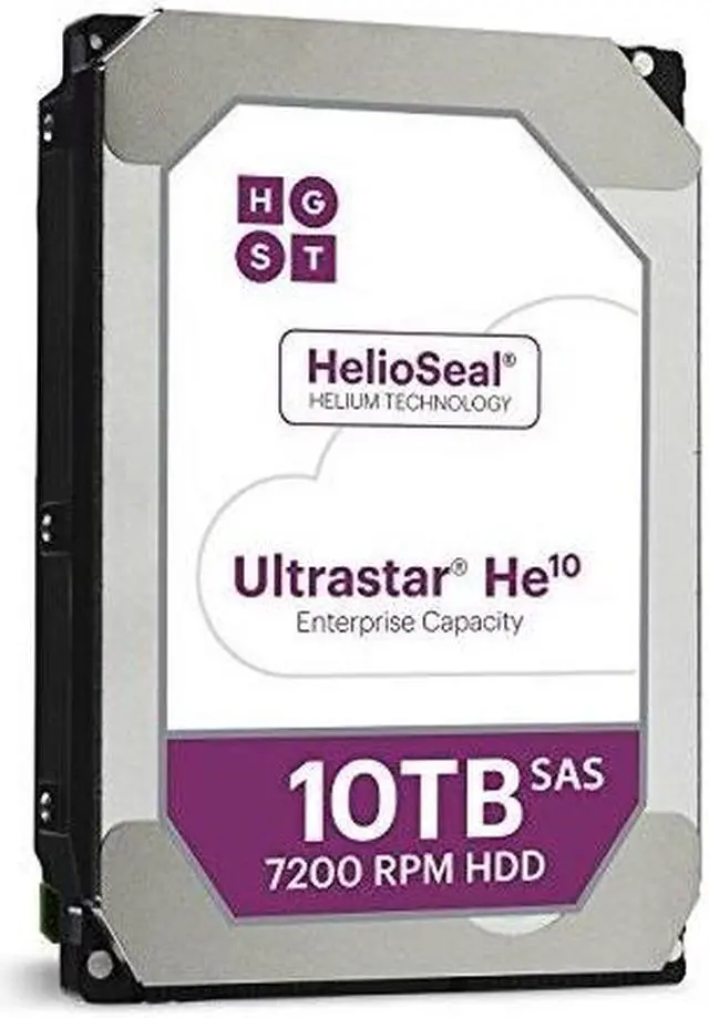 Main image of hgst 0f27402 10tb ultra 4kn ise he10 sas 7200 rpm 256mb 3.5in 26.1mm
