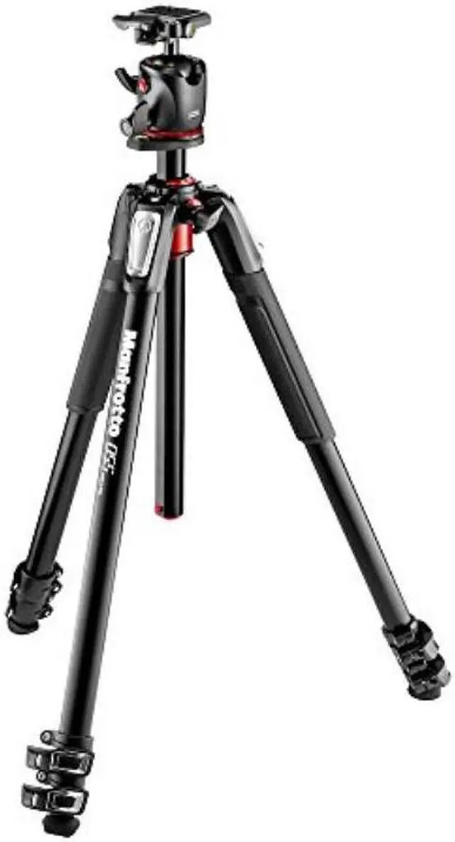 Main image of manfrotto mk055xpro3bhq2 aluminum 3section tripod with xpro ball head and 200pl qr plate