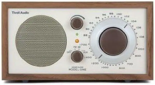 Main image of tivoli audio model one m1cla am / fm table radio, classic / walnut