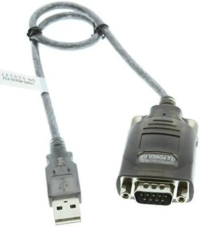 Alt view image 3 of 5 - Coolgear 12in. High-Speed USB to RS-232 Serial DB9 Adapter Cable - Windows 7/8