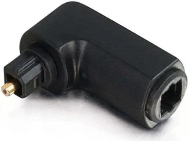 Alt view image 5 of 20 - C2G 40016 VELOCITY™ RIGHT ANGLE TOSLINK® PORT SAVER ADAPTER