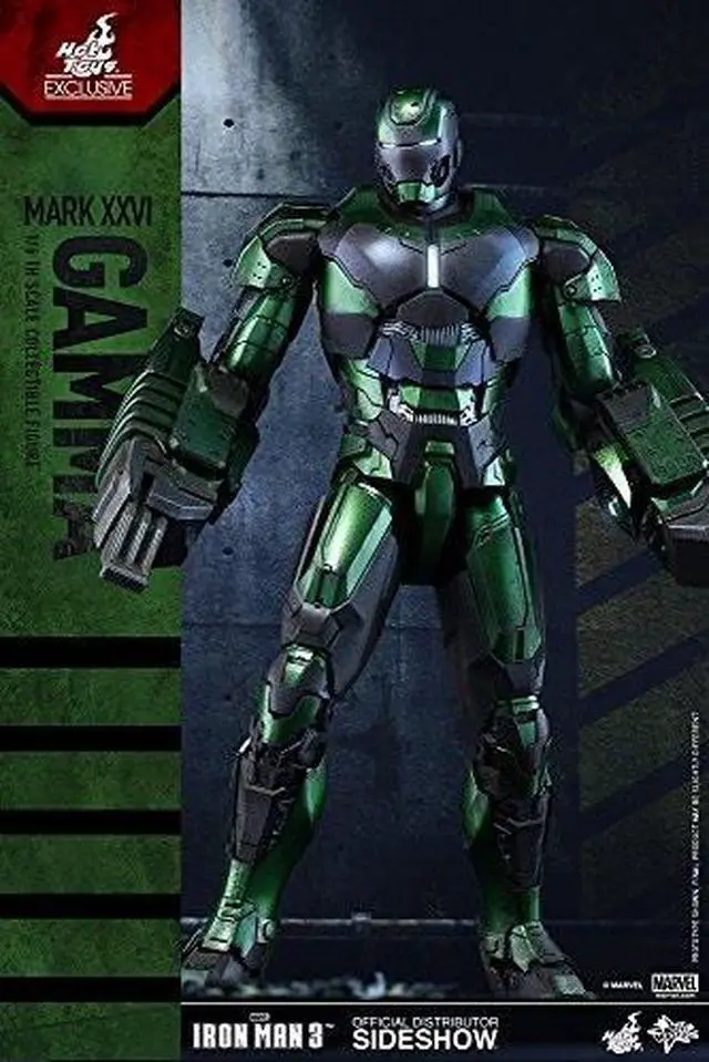 Main image of hot toys iron man 3 gamma mark xxvi 1/6th scale collectible figure