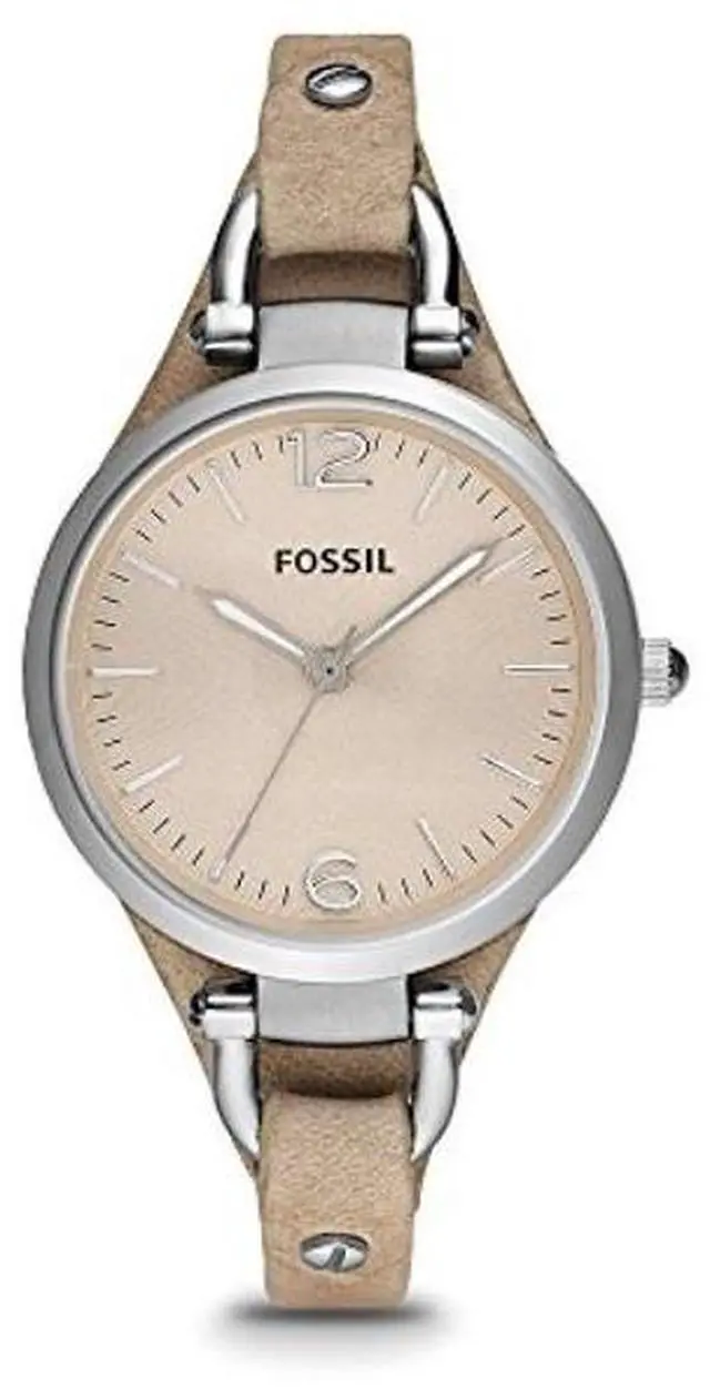 Alt view image 8 of 12 - Fossil Georgia Beige Dial Sand Tan Leather Ladies Watch ES2830