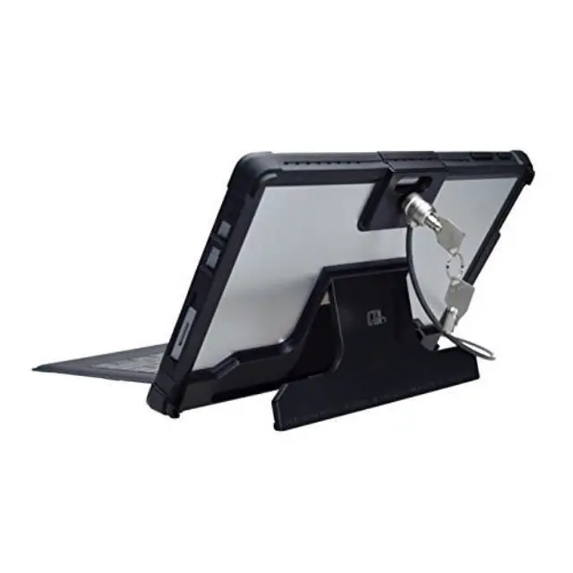 Alt view image 6 of 6 - Cta Digital "Security Case With Kickstand And Anti-Theft Cable For Surface Pro 4 "