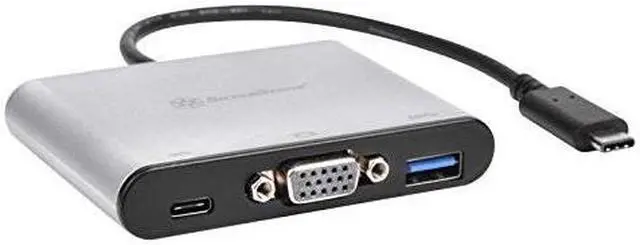 Alt view image 2 of 12 - USB 3.1 Type-C to USB Type-A , Type-C x 1(charging port) and VGA connector adapter