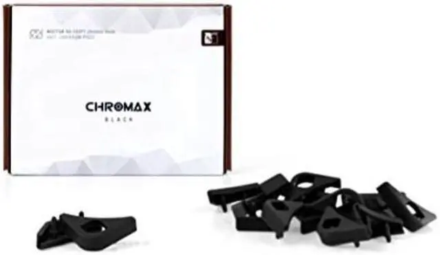 Main image of noctua nasavp1 chromax.black, antivibration pads for 120/140mm noctua fans black, 16pack