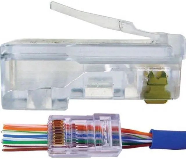 Alt view image 4 of 9 - 100003B PLATINUM TOOLS EZ-RJ45 CAT5E CNNCTR 100PC BOX