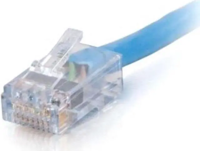Alt view image 2 of 2 - C2G 15278 Cat6 Cable - Non-Booted Unshielded Ethernet Network Patch Cable, Plenum CMP-Rated, Blue (3 Feet, 0.91 Meters)