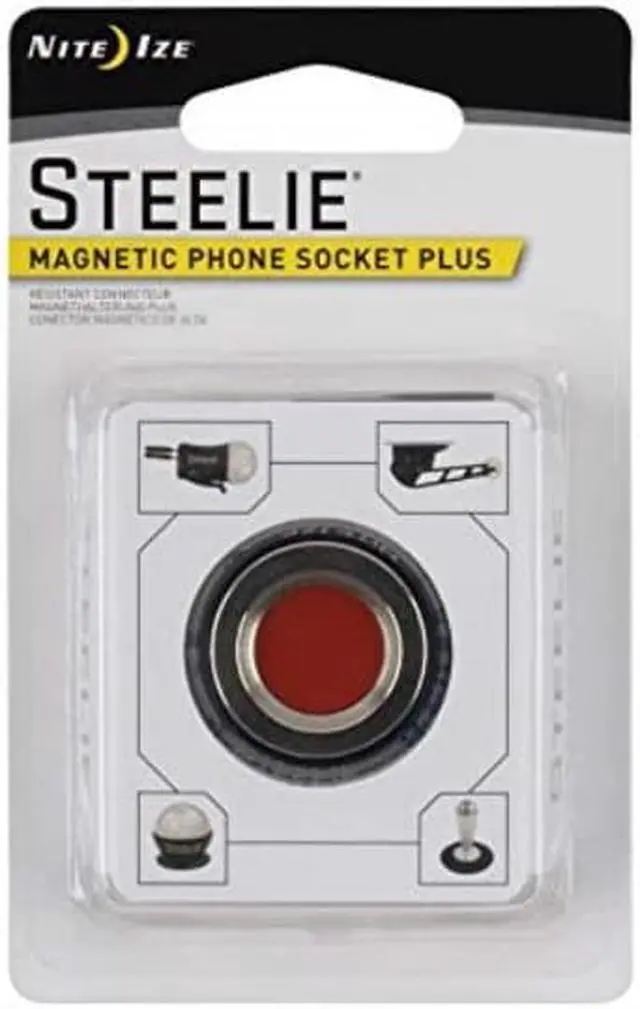Alt view image 3 of 7 - NITE IZE STEELIE MAGNETIC PHONE SOCKET PLUS