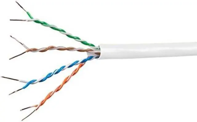 Alt view image 2 of 9 - Monoprice Cat6A Ethernet Bulk Cable - 1000 Feet - White | Network Internet Cord - Solid, 550Mhz, UTP, CMR, Pure Bare Copper Wire, 10G, 23AWG, No Logo