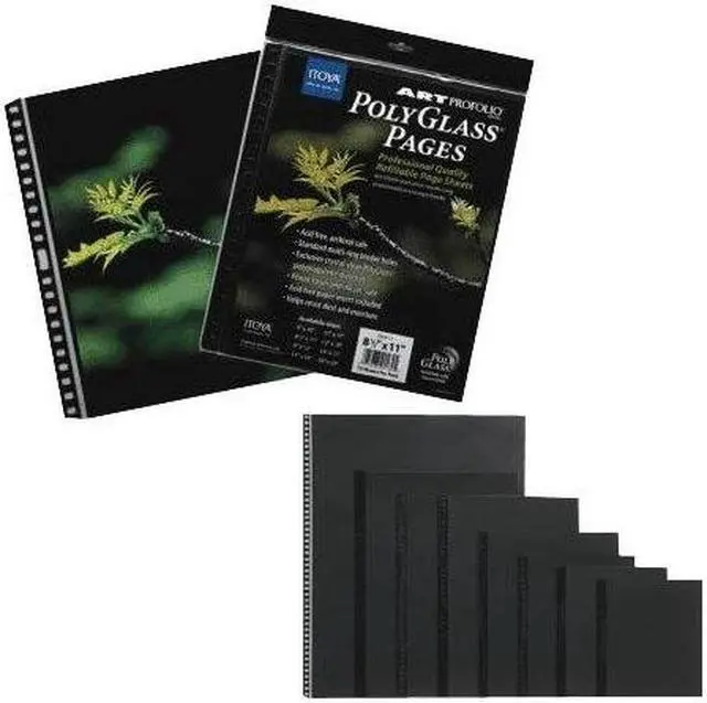 Alt view image 9 of 16 - Itoya PR1114 11 in. x 14 in. Art Profolio Polyglass Refill Pages