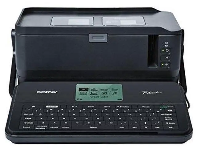 Alt view image 3 of 20 - Brother P-touch PTD800W Thermal Transfer Printer - Desktop - Label Print